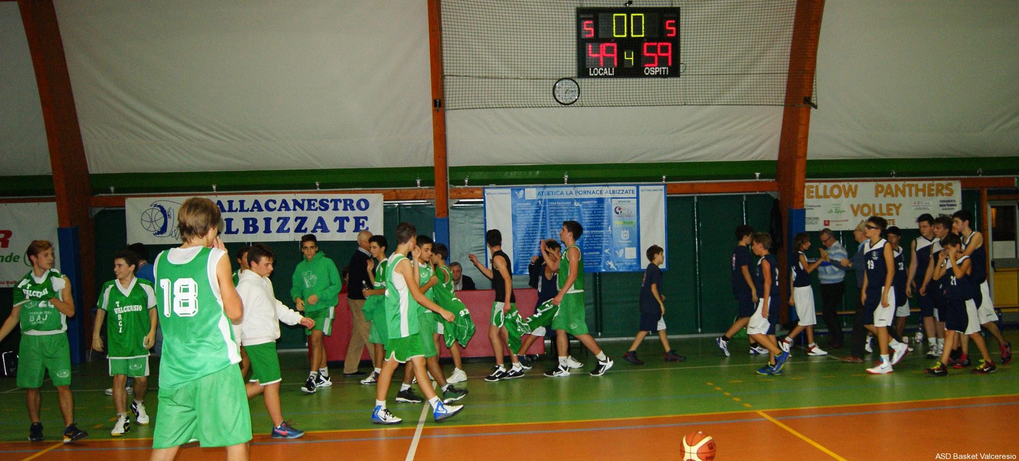 2° GIORNATA : Albizzate vs U15 99 : 49-59